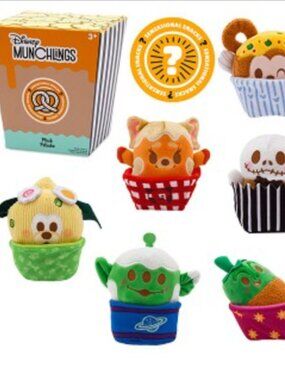 Disney Munchlings Plush Sensational Snacks Blind Box Jack Skellington Confirmed